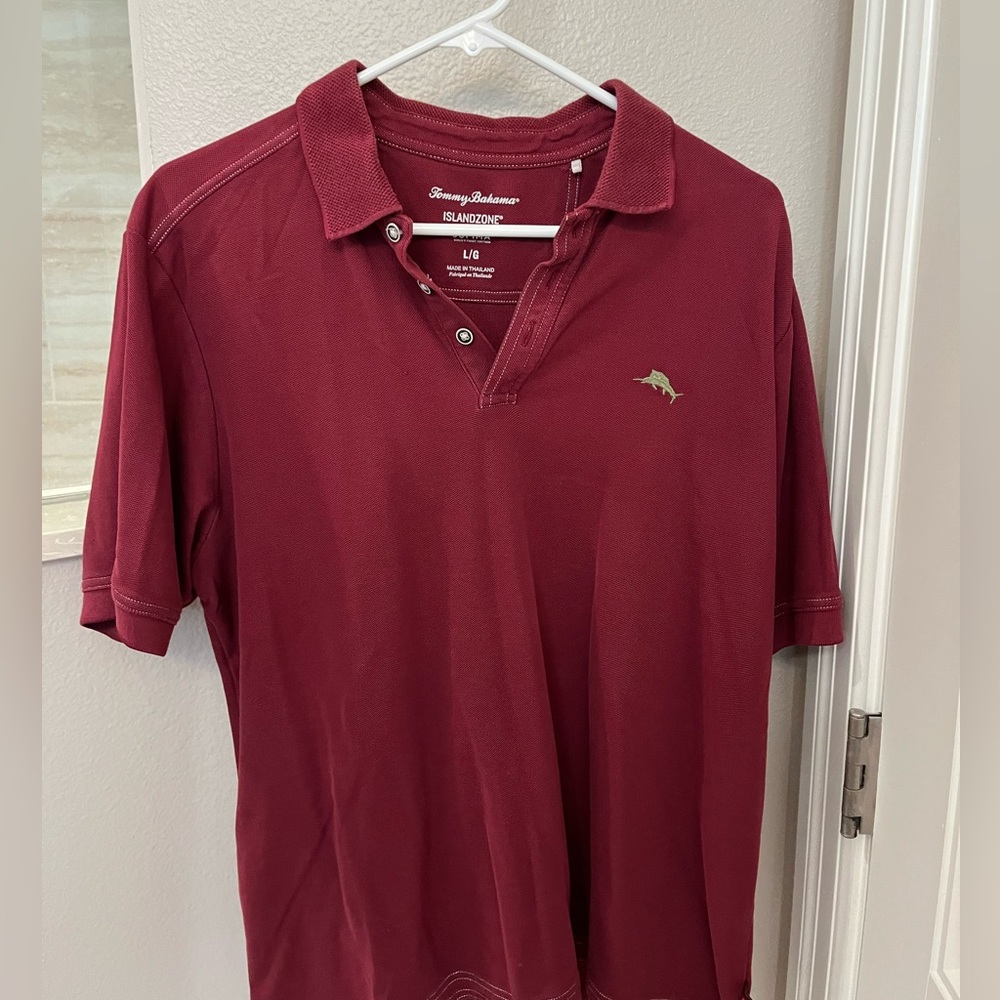 Tommy Bahama Red Polo Shirt